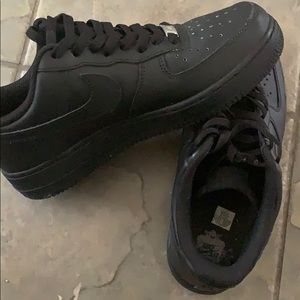 Nike BLACK Air Force one